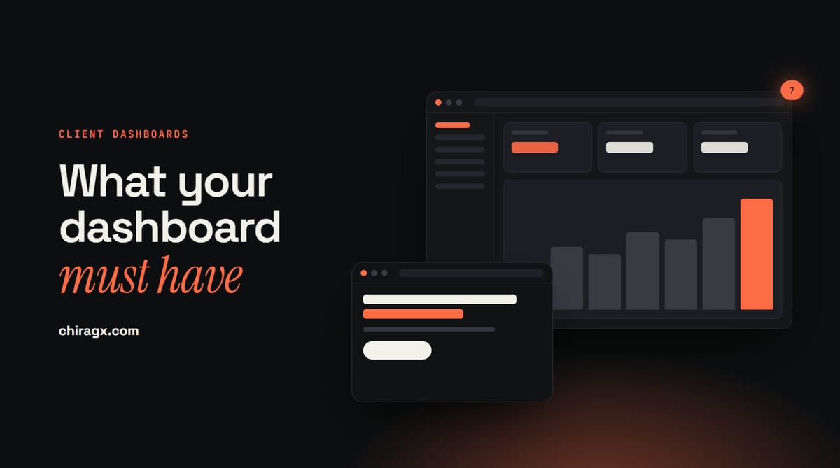 What a client dashboard should have: 7 keys
