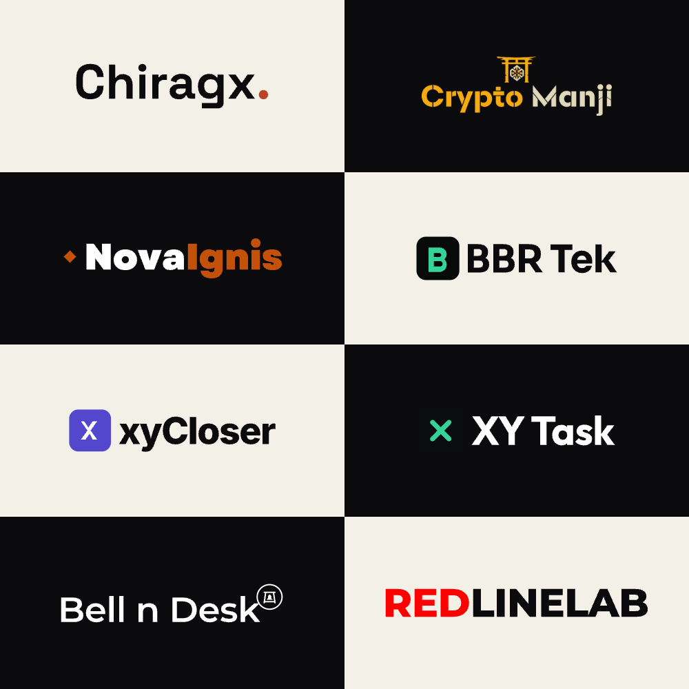 All logos, Square board