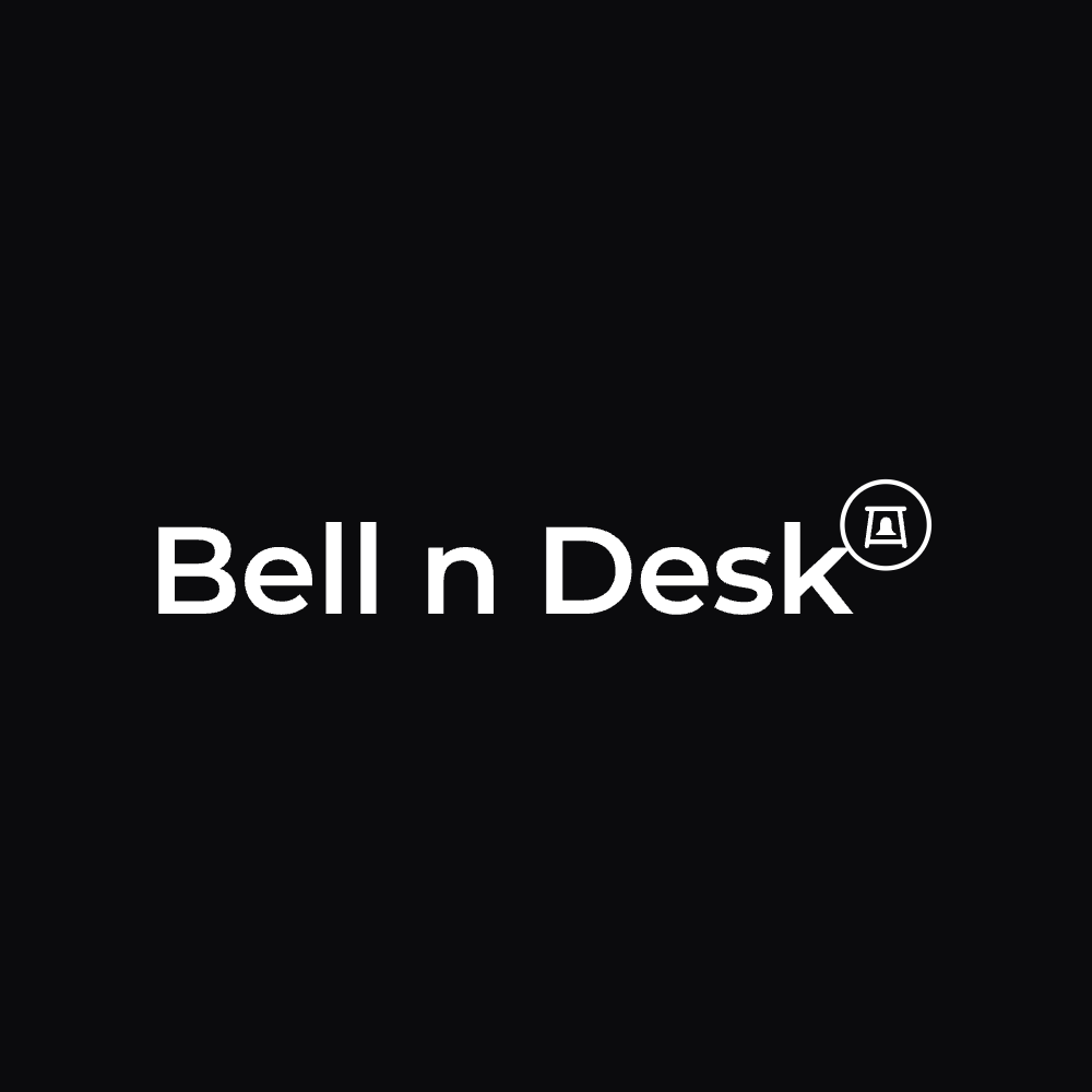 Bell N Desk, Square 1000x1000, dark background