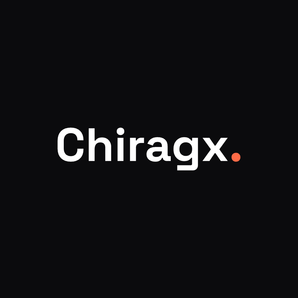 Chiragx, Square 1000x1000, dark background