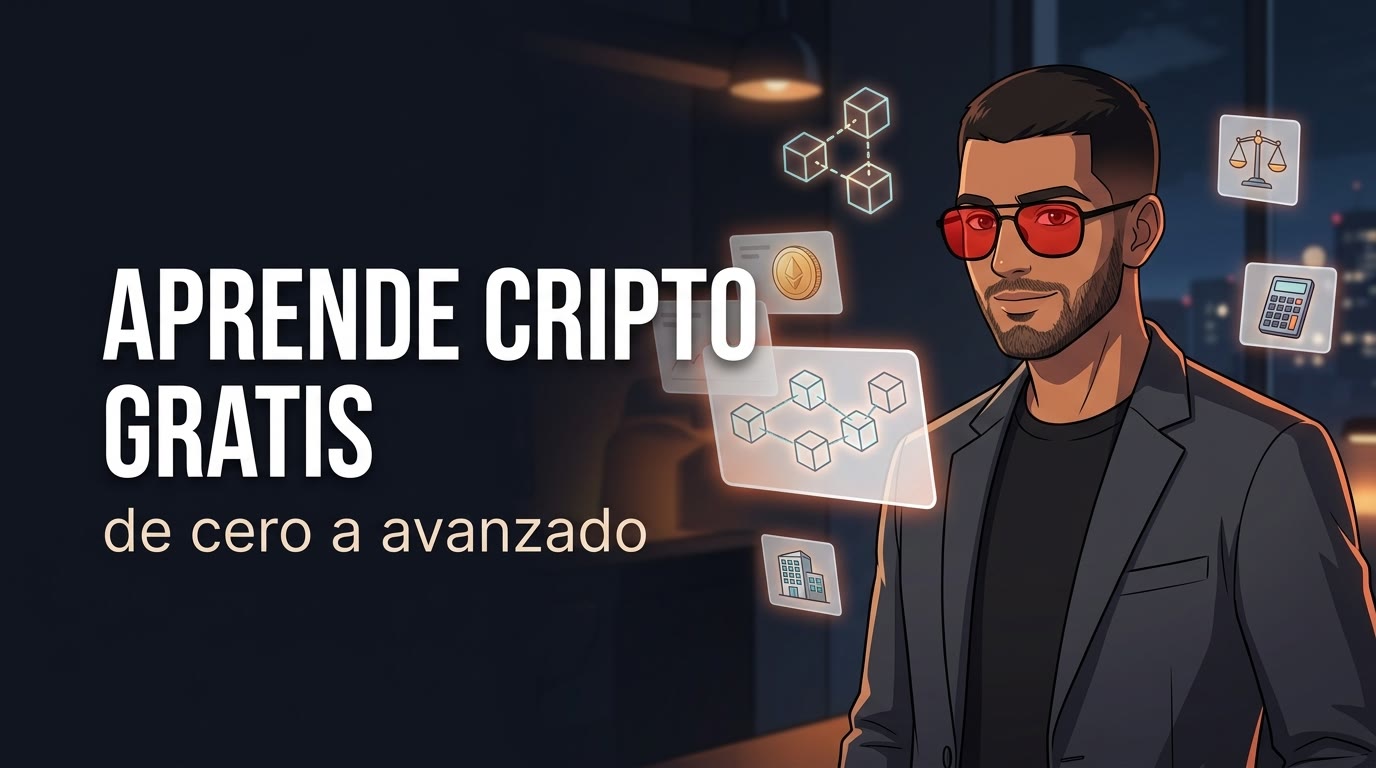 Curso de criptomonedas gratis en español: de cero a avanzado, con tributación, marco legal y RWA