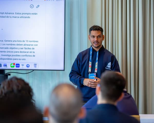 Chiragx giving his talk as a speaker at Blockchain Jungle 2025 in San José, Costa Rica
