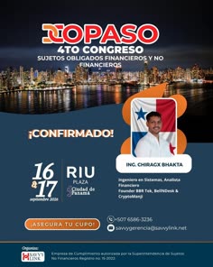 COPASO 2026, Chiragx speaker, Panamá