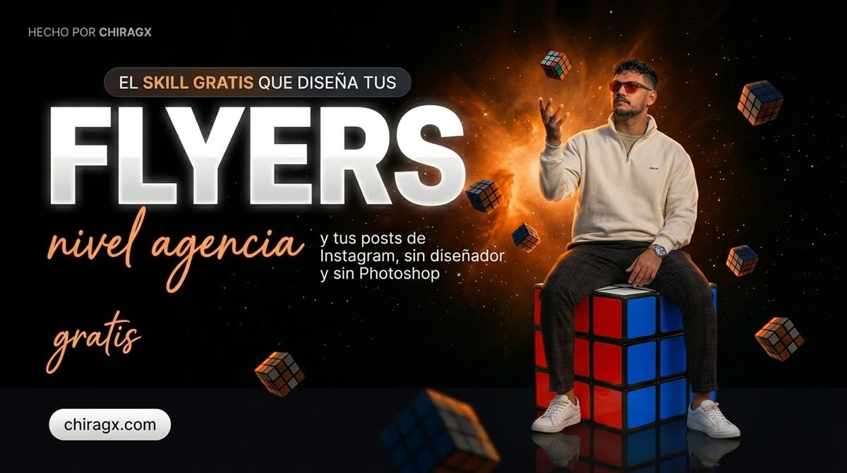 Cómo hacer flyers con IA para tu negocio, sin diseñador