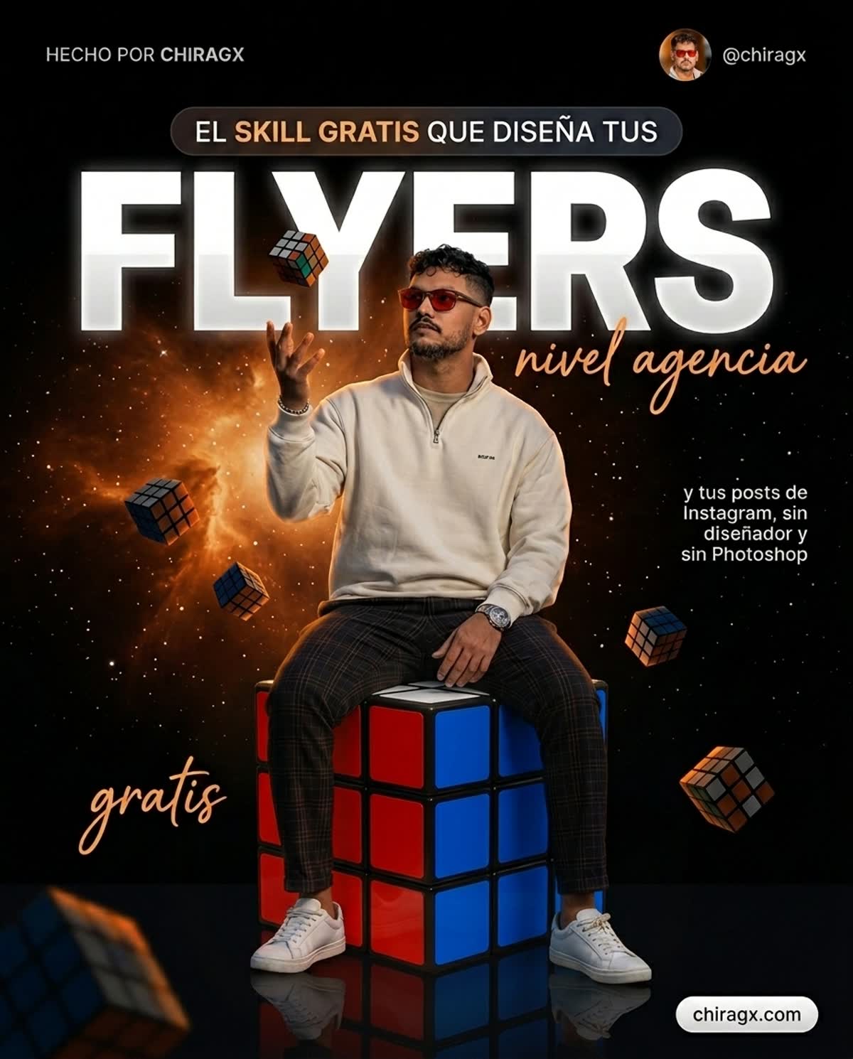 Flyer hecho con IA: el skill gratis que diseña tus flyers nivel agencia
