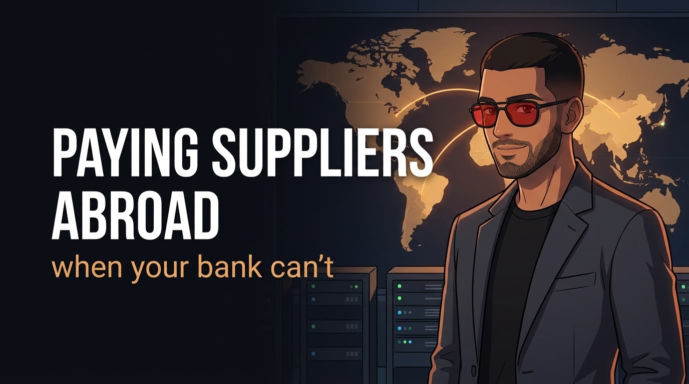How to pay overseas suppliers with stablecoins
