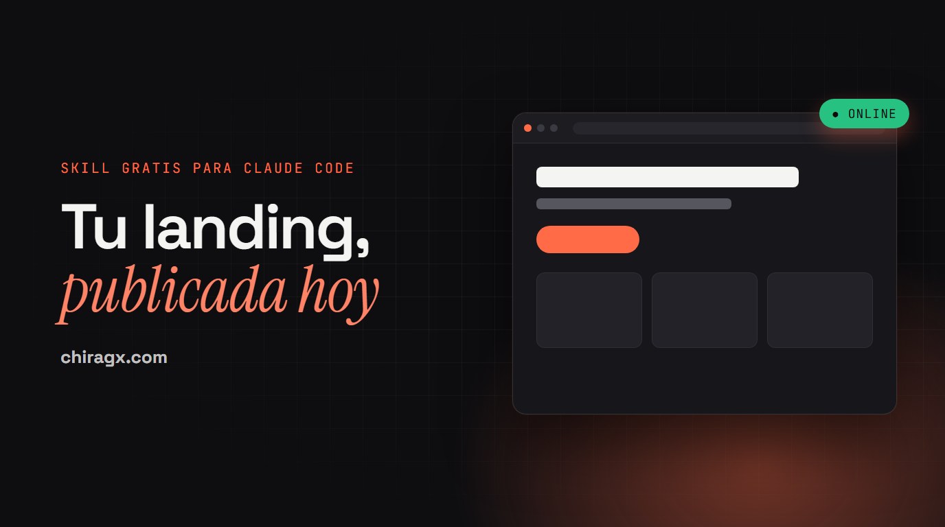 Cómo crear una landing page y publicarla con tu dominio