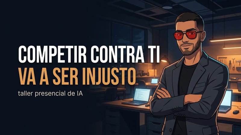 Apertura del taller: competir contra ti va a ser injusto