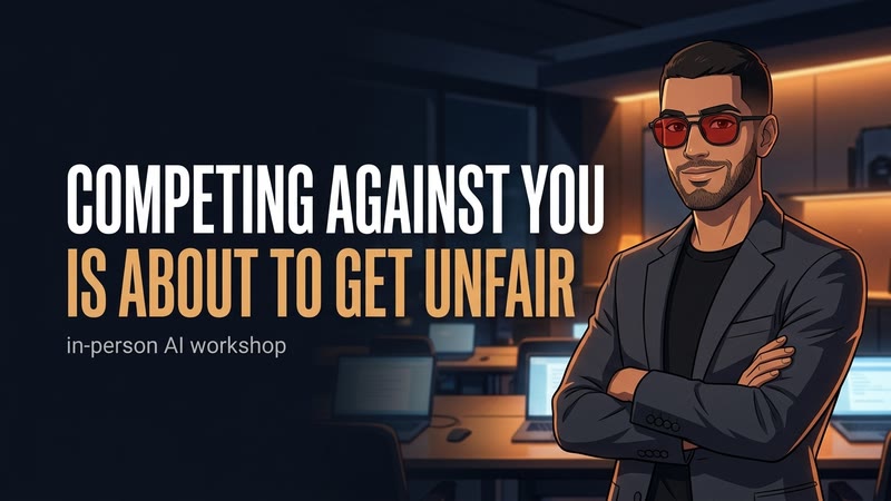 Workshop opening: competing against you is about to get unfair
