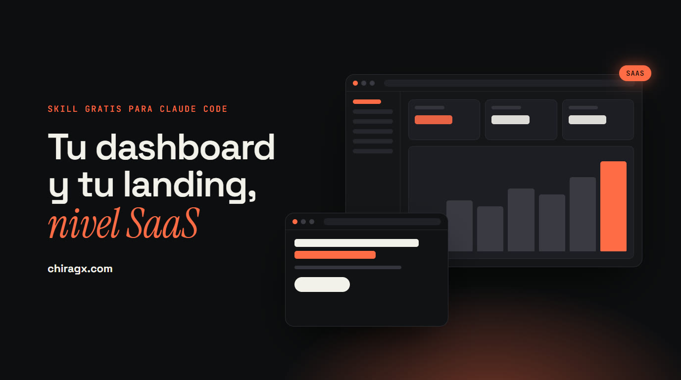 Cómo crear un dashboard y su landing page con Claude Code