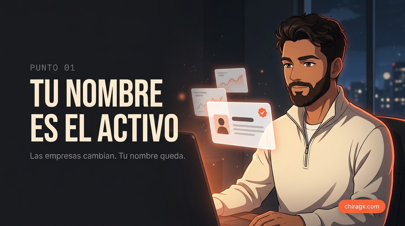 Tu nombre es el activo: las empresas cambian, tu nombre queda