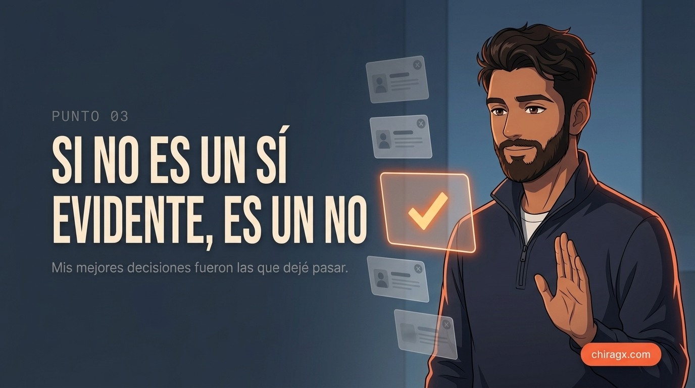 Si no es un sí evidente, es un no