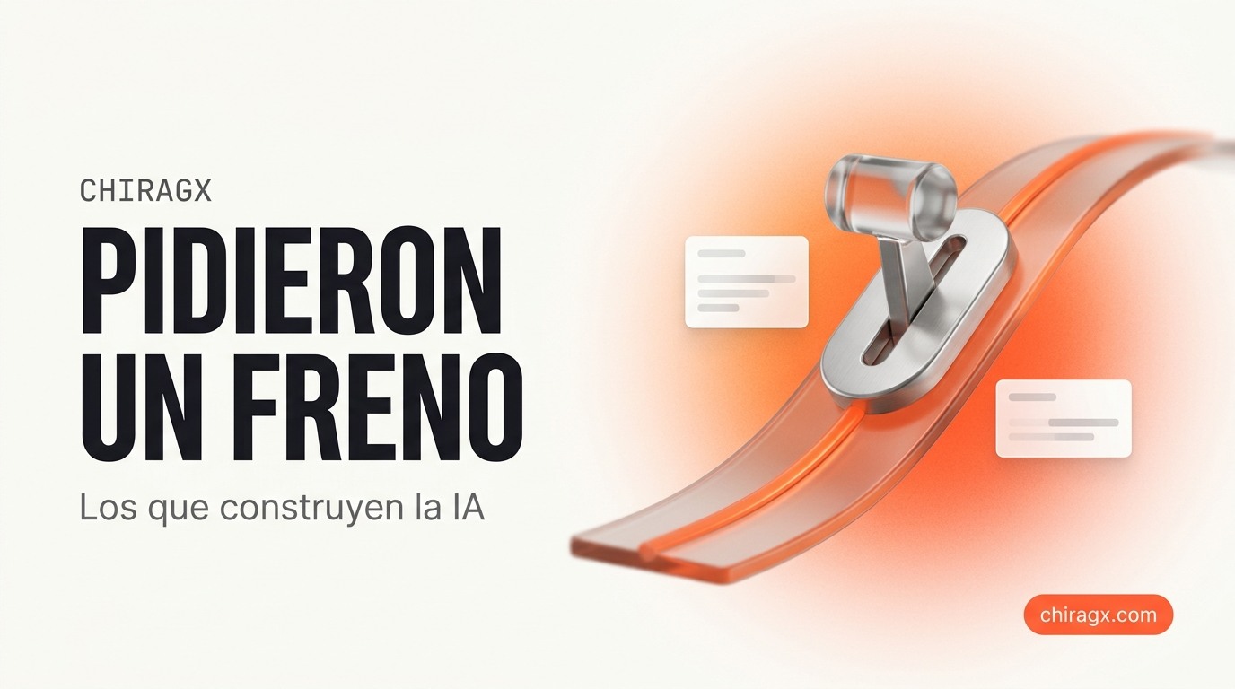 Los que construyen la IA le acaban de pedir un freno al gobierno. Qué significa para tu empresa
