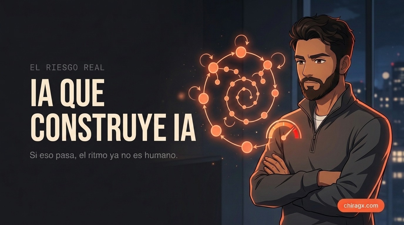 IA que construye IA: si eso pasa, el ritmo ya no es humano