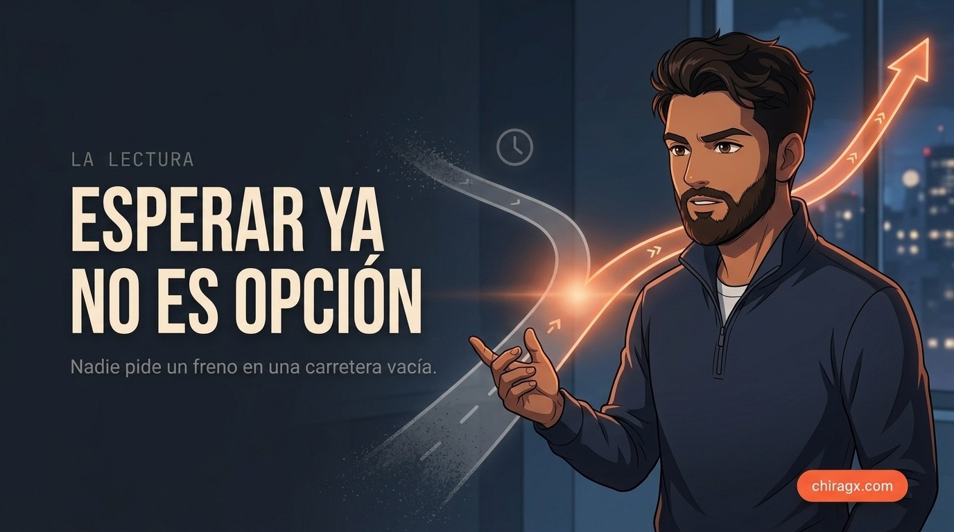 Esperar ya no es opción: nadie pide un freno en una carretera vacía