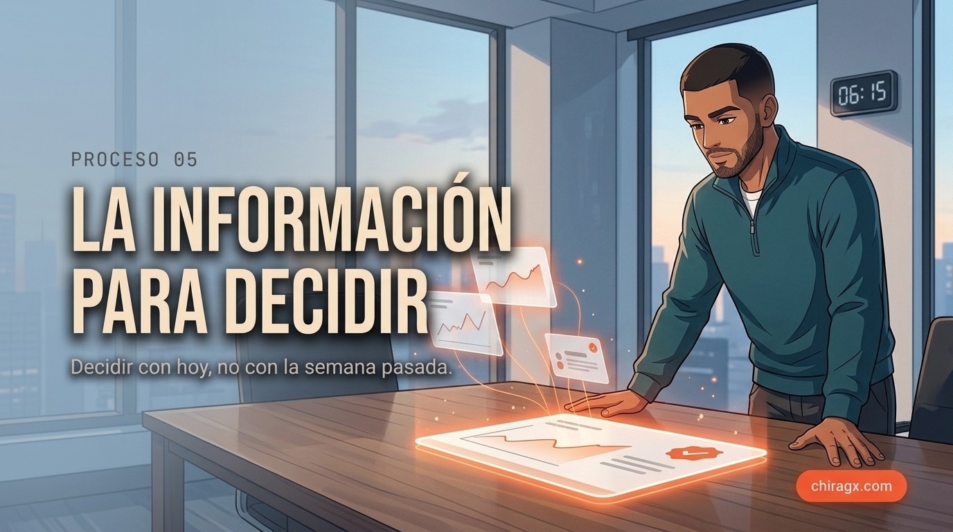La información para decidir: con hoy, no con la semana pasada