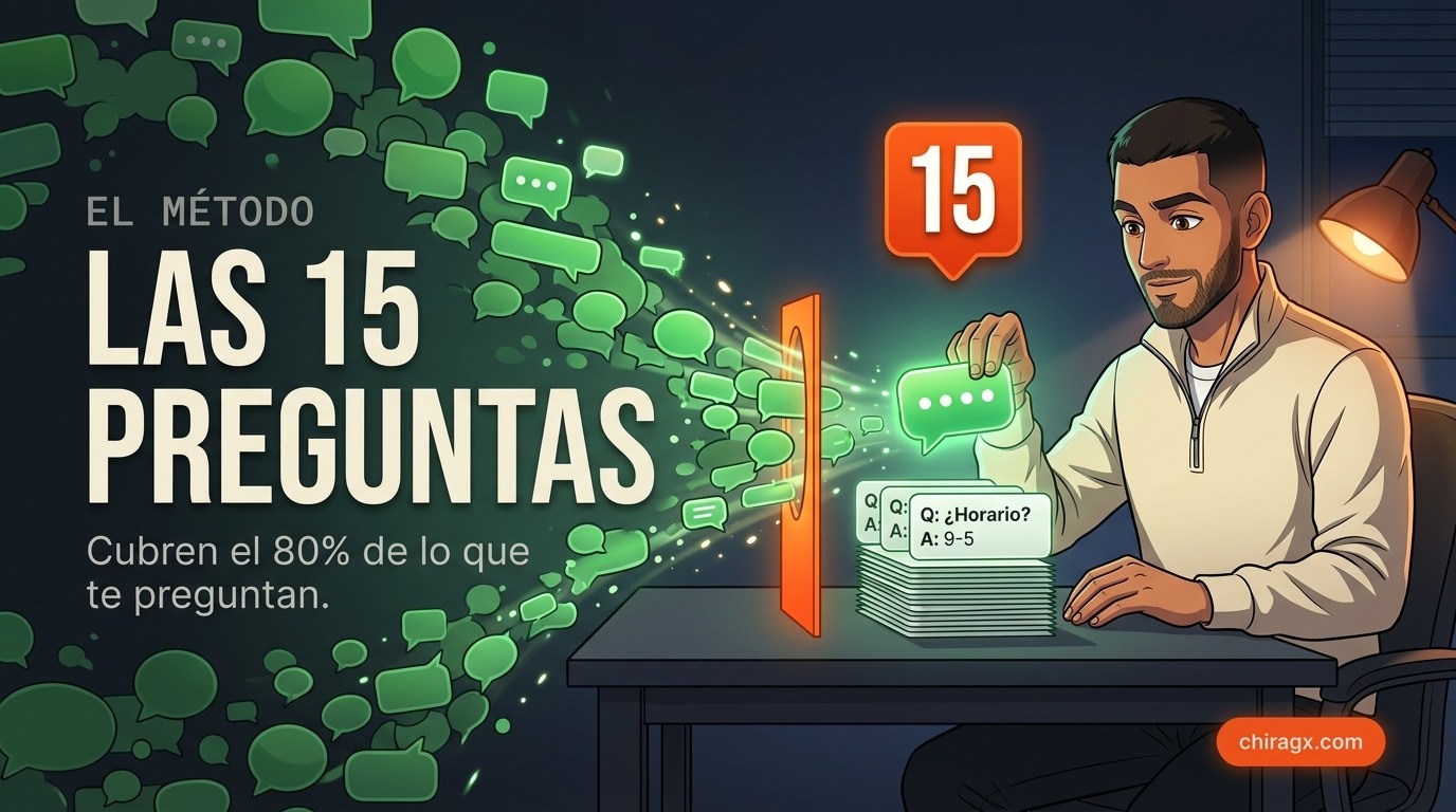 El método de las 15 preguntas: cubren el 80% de lo que te preguntan